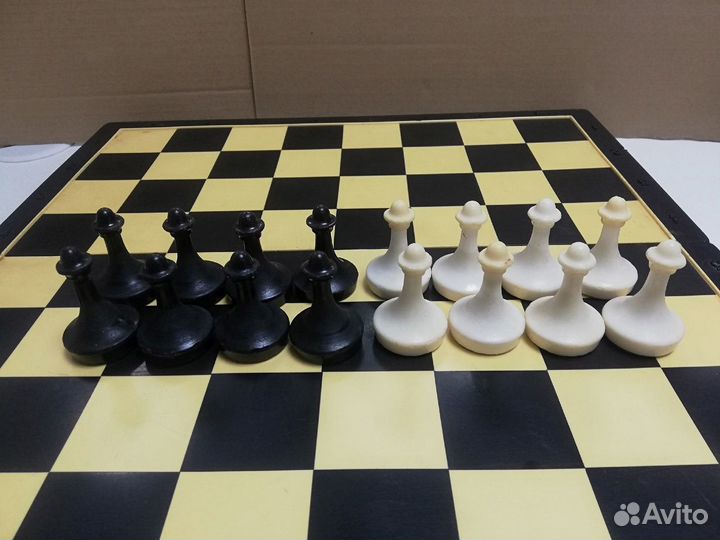 Шахматы СССР фигуры из пластика