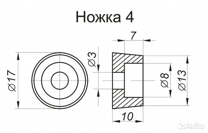 Ножки приборные