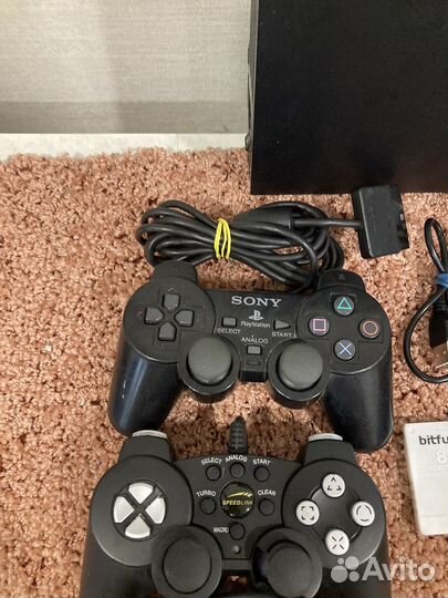 Sony PS2 fat 5008 120гб free ms boot 30 игр