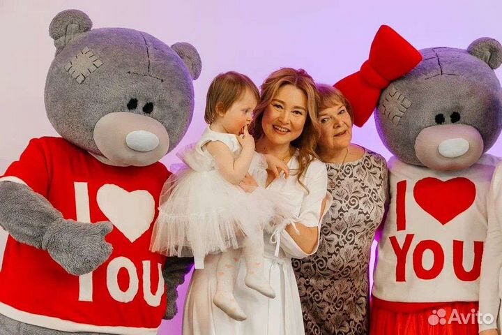 Мишки Тедди аниматоры ростовые куклы