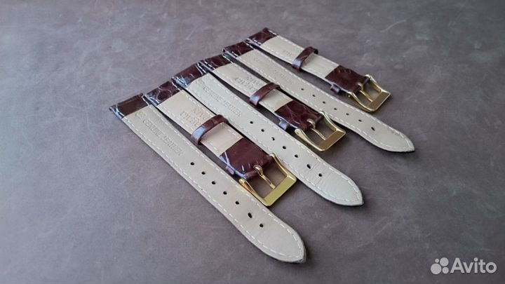 Новый Кожаный ремешок nagata на 18 мм