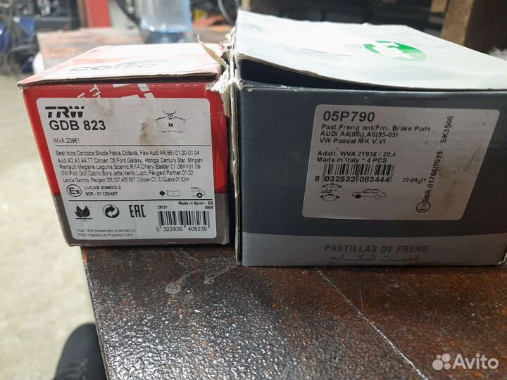 Тормозные колодки передние,зад продан