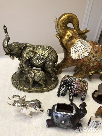 Слоны, коллекция 12шт