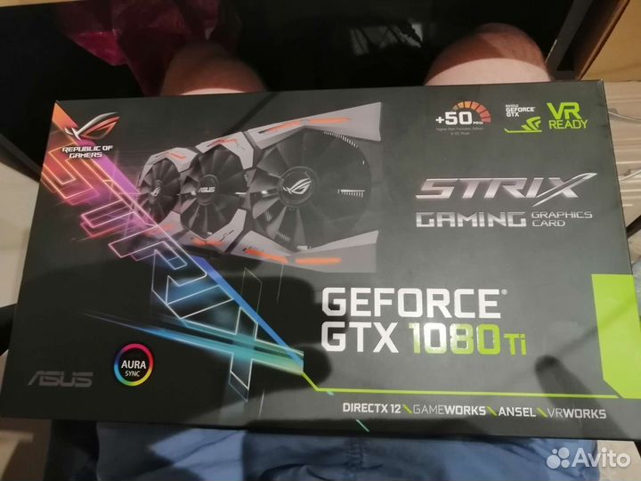 Nvidia asus strix Geforce gtx 1080 ti 11gb
