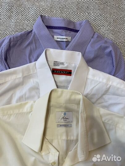 Мужские рубашки пакетом 50-52