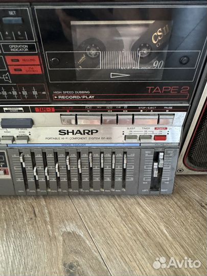 Магнитофон sharp GF-800