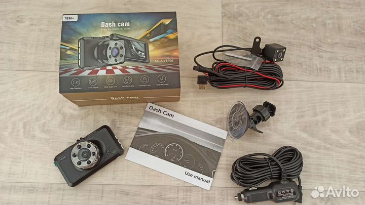 Автомобильный видеорегистратор T696 Dash Cam