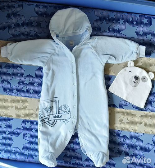 Комбинезон демисезонный для мальчика р. 74-80