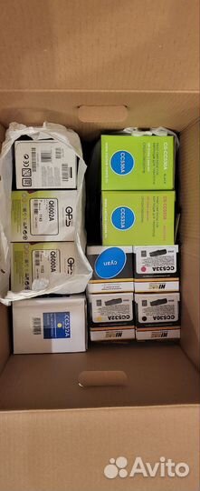 Картриджи CC530A, CC531A, CC532A, CC533A