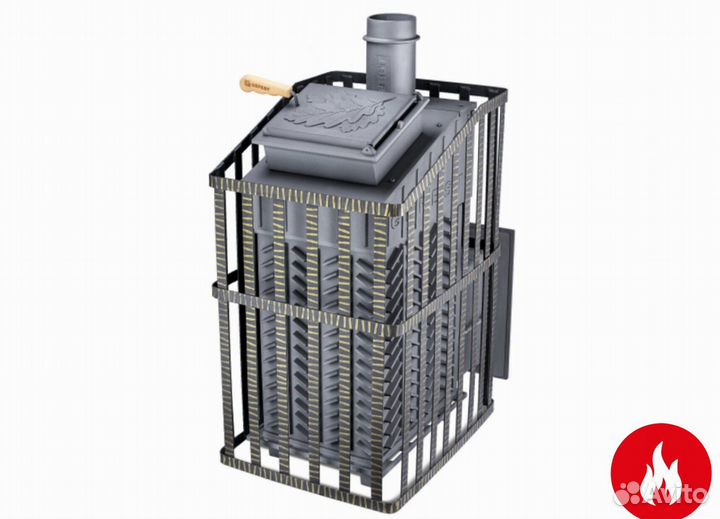 Печь для бани gfs зк 25 (п ураган)