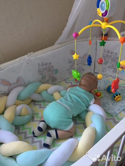 Кроватка трансформер круглая