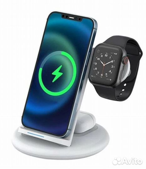 Wiwu беспроводная зарядка 3в1 докстанция