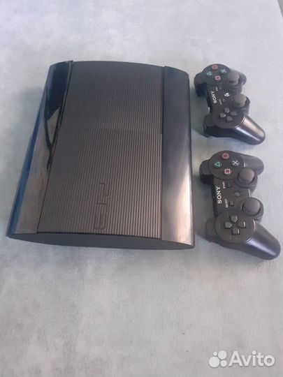 PS3 super slim +60 игр