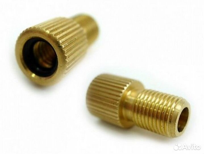 Переходник с вело на автониппель (Латунный)