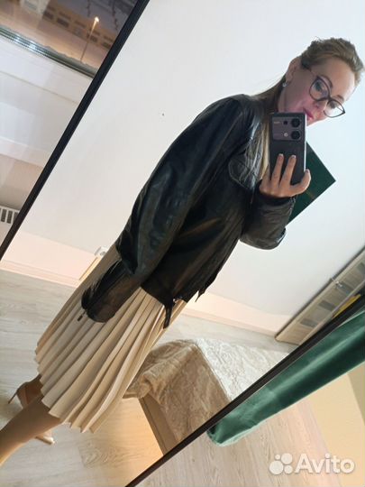 Кожаная куртка унисекс