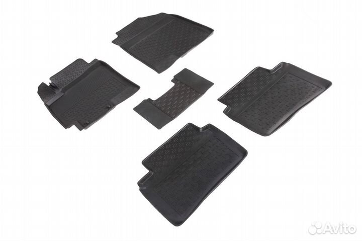 Резиновые коврики для Hyundai Solaris (2017-2023)