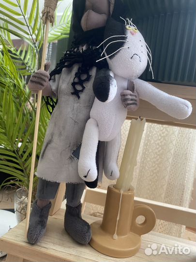 Комплект: Баба Яга и ежкин кот из домовенка Кузи