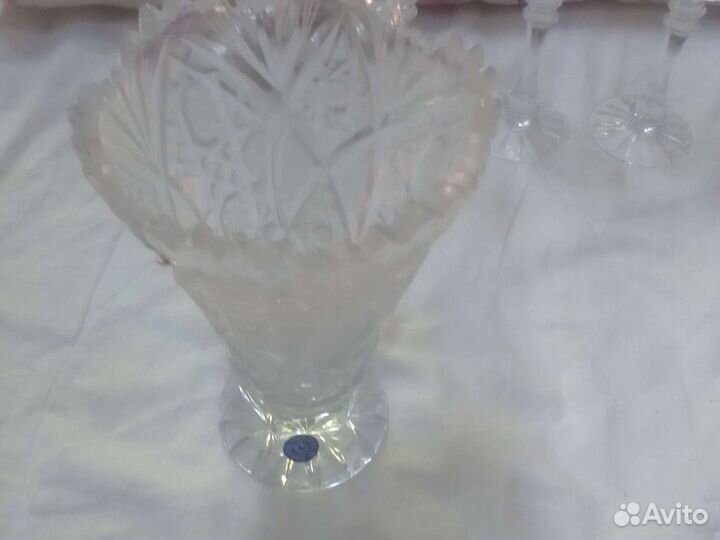 Хрустальные рюмки на ножке СССР
