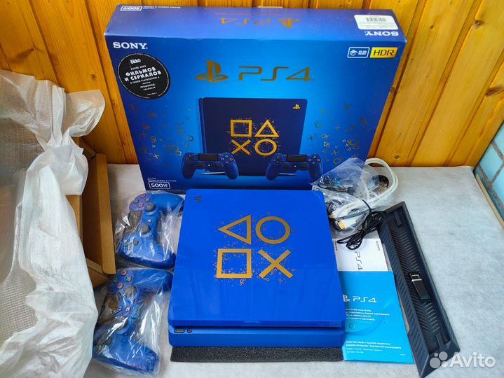 Sony Playstation 4 Slim 1TB Gold Hen 9.0 Прошита