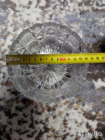 Салатник хрустальный
