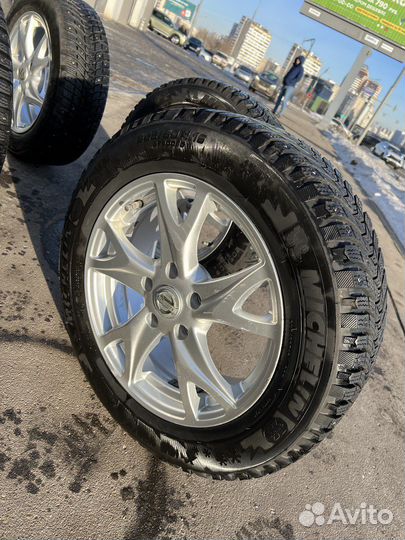 Зимние колеса michelin r 16 на литых дисках