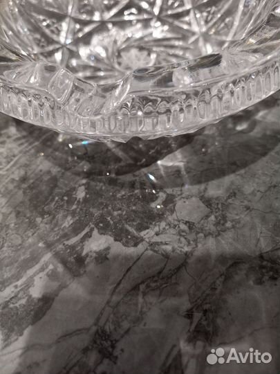 Хрустальная пепельница