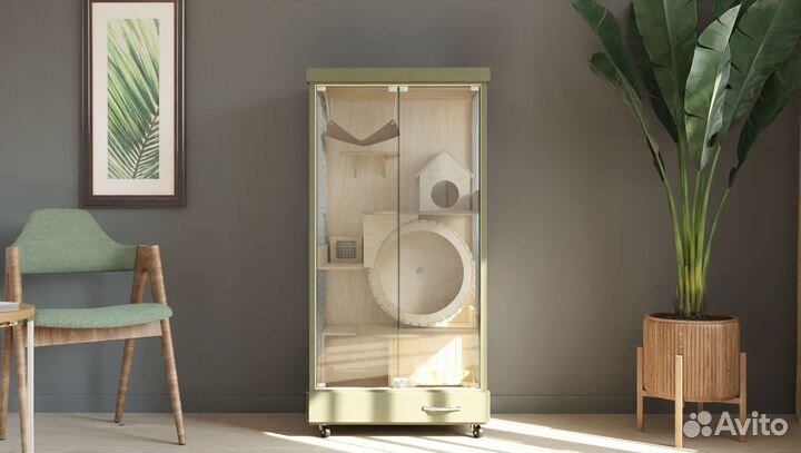 Витрина Клетка для шиншилл дегу грызунов хорька