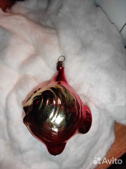 Рыбка ёлочная игрушка СССР