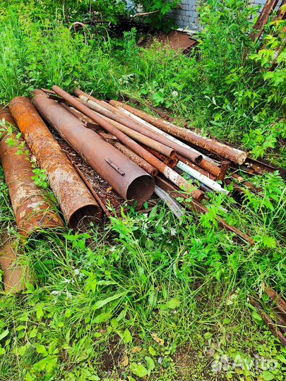 Трубы, уголок, арматура металлические бу