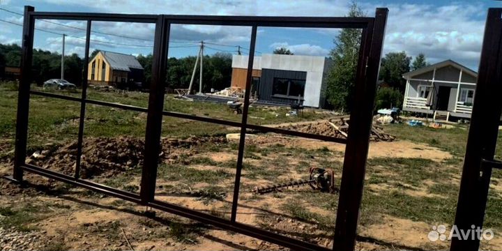 Ворота откатные от производителя с калиткой