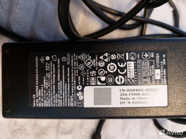 Зарядки адаптеры для ноутбука Dell 65w