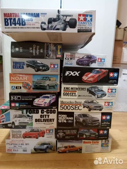 Сборная модель автомобилей из пластика