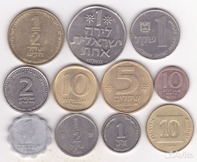 Монеты Израиля, Иордании и Турции