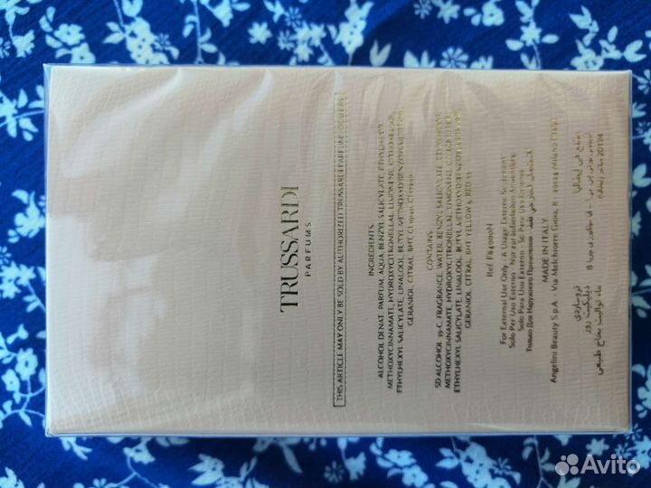 Туалетная вода Trussardi Delicate Rose из Летуаля