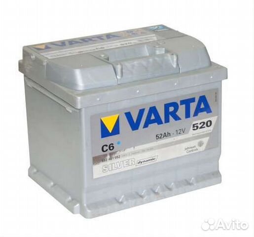 Аккумулятор Varta Silver Dynamic C6 552 401 052