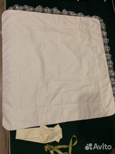 Одеяло-конверт на выписку наследник (лето)