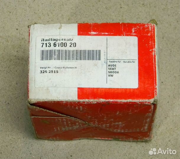 Подшипник ступицы колеса VW Golf 4 / Octavia