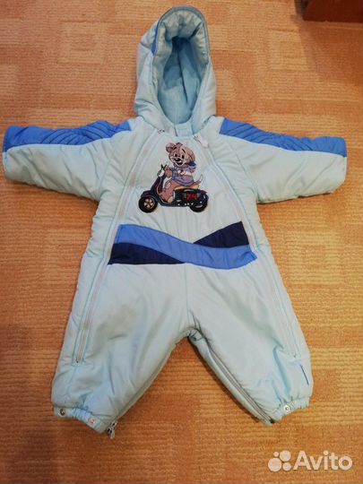 Комбинезон зимний-трансформер, 74 размер