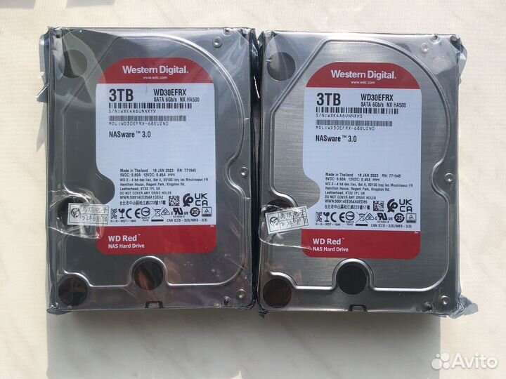 Новый Жесткий диск WD Red 3 тб WD30efrx