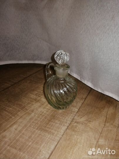 Стеклянный флакон, парфюмерный. СССР