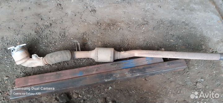 Приёмная труба с катализаторами октавия скаут а5