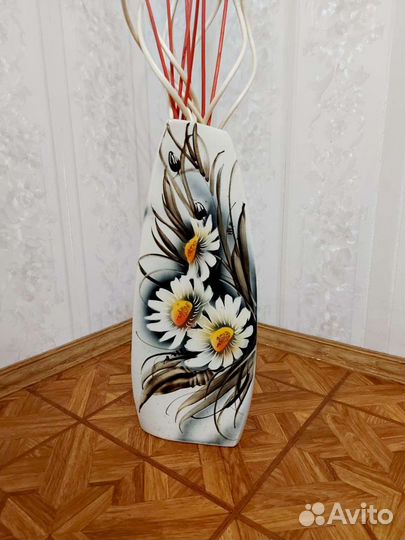 Ваза с сухоцветами