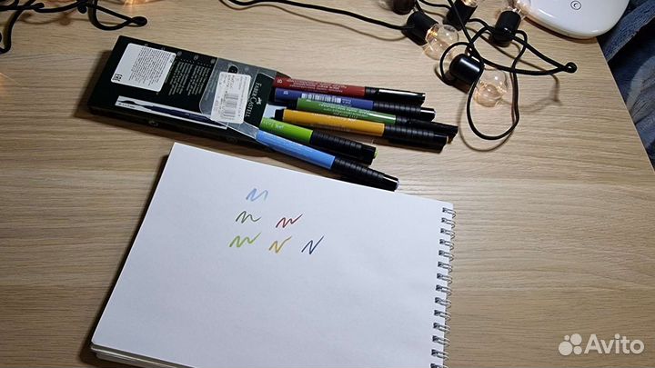 Ручка капиллярная набор 6 цветов