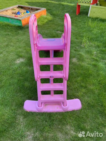 Детская горка пластиковая уличная бу