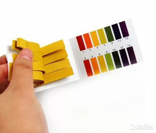 Лакмусовая бумага. Индикатор уровня pH