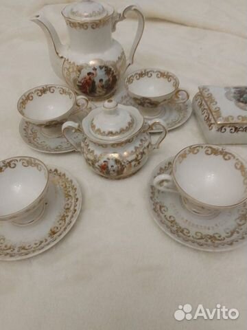 Кофейный сервиз гдр антиквариат