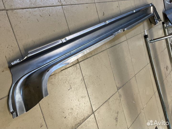 Порог наружный металл УАЗ Патриот пикап