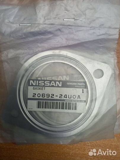 Прокладка глушителя nissan