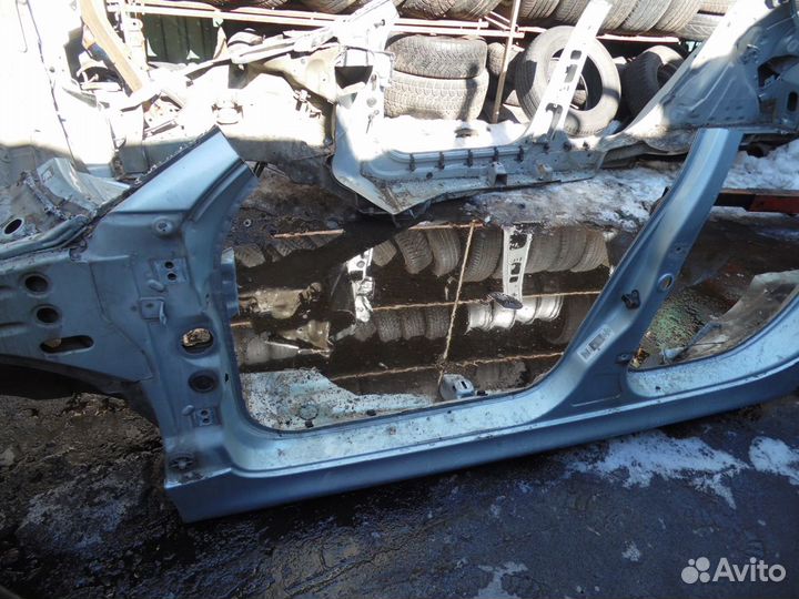 Крыло с порогом заднее левое Пежо 206