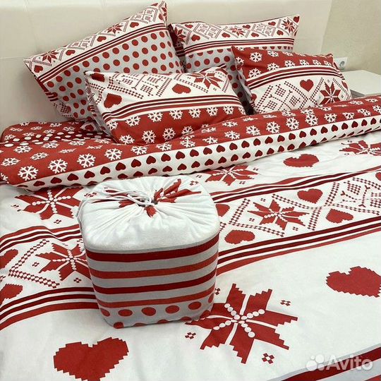 Постельное бельё Евро 200х220см, 240х260см, 70х70с